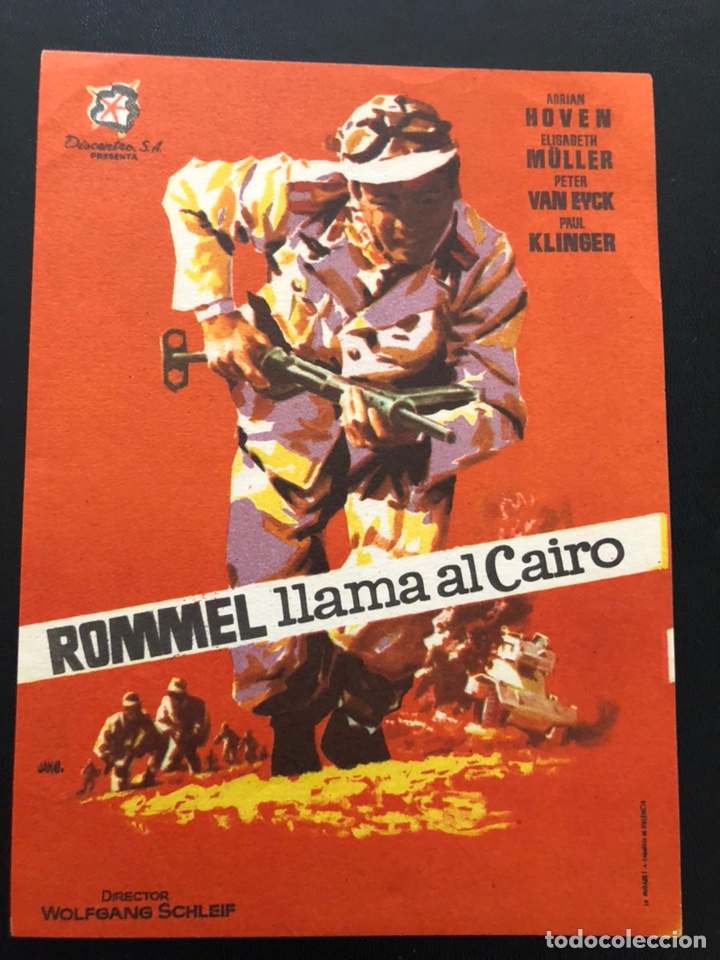Cine: Programa rommel llama al cairo.adrian hoven - Foto 1