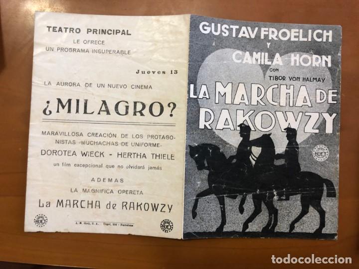 Cine: LA MARCHA DE RAKOWZY CON PUBLICIDAD - Foto 1