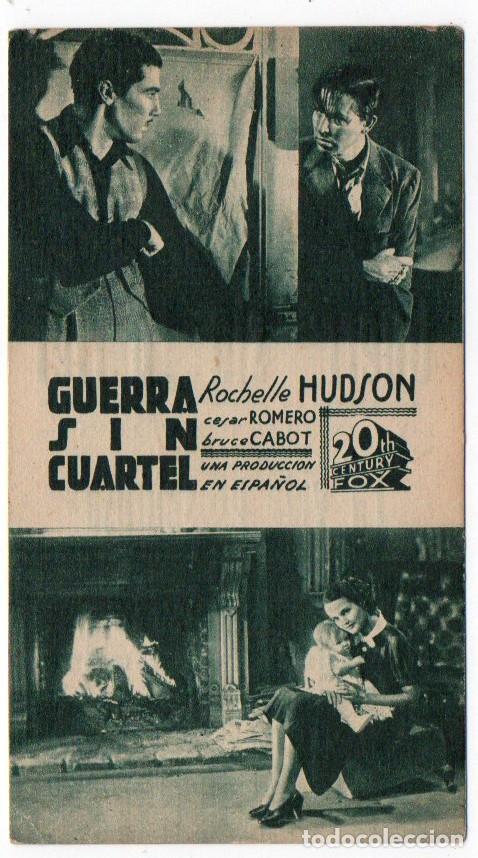 Cine: PROGRAMA TARJETA GUERRA SIN CUARTEL - Foto 1