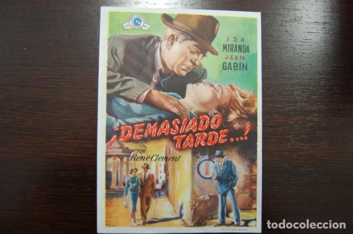 Cine: Demasiado tarde. - Foto 1