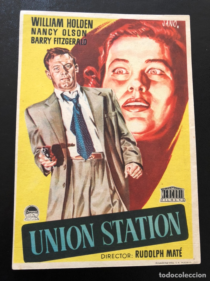 Cine: Programa uni&oacute;n station.william holden Nancy olson - Foto 1