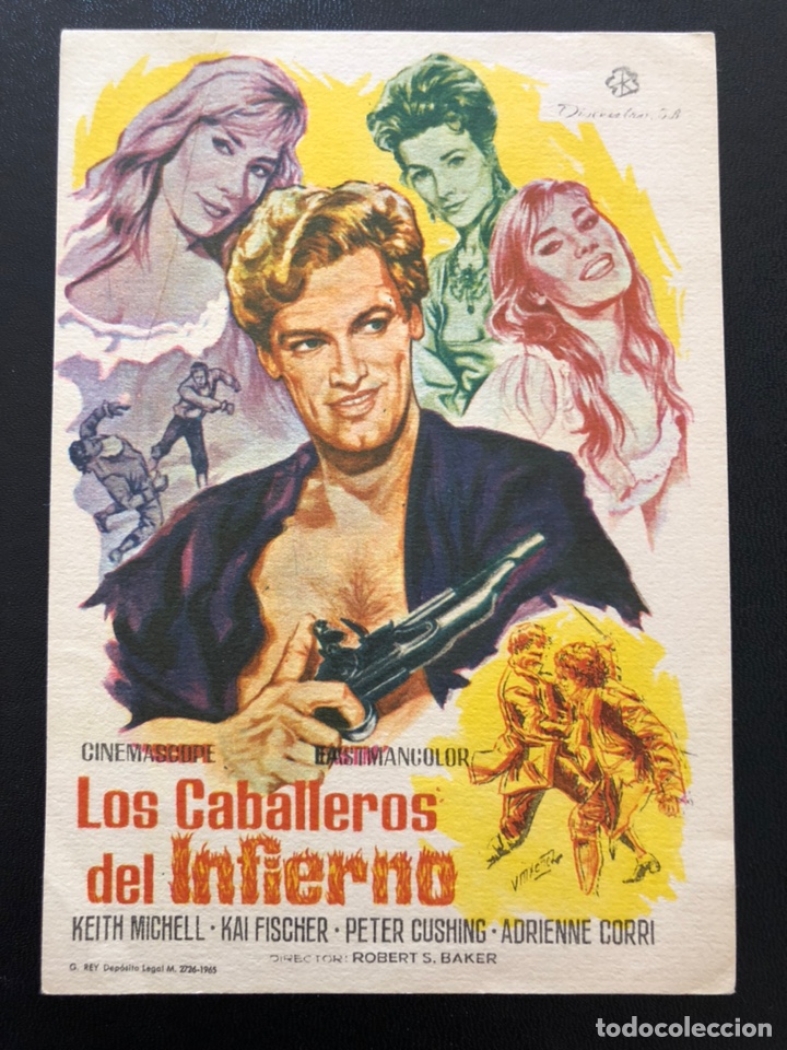 Cine: Programa los caballeros del infierno.keith mitchell peter cushing - Foto 1