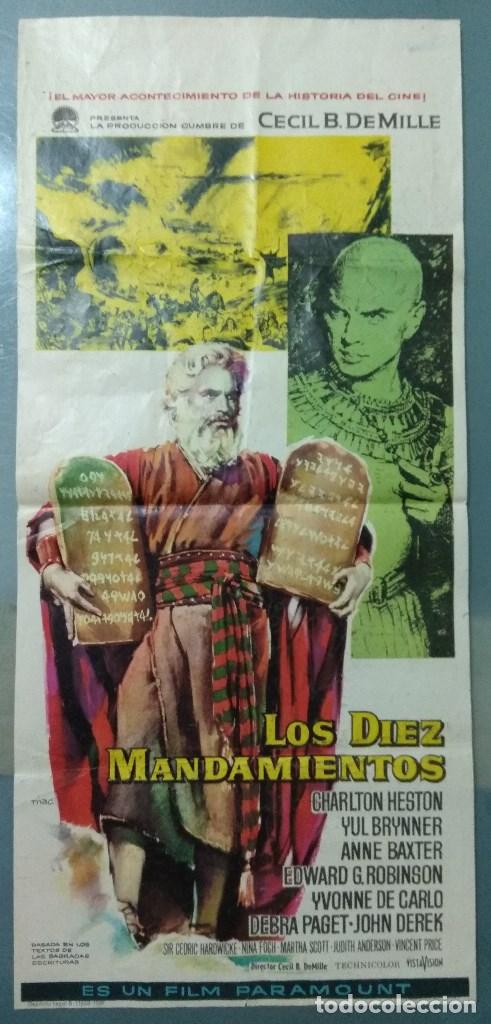 Cine: LOS DIEZ MANDAMIENTOS - 1959 - PROGRAMA - Foto 1