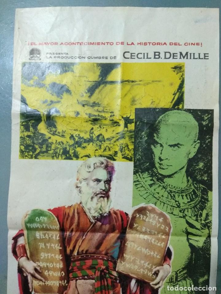 Cine: LOS DIEZ MANDAMIENTOS - 1959 - PROGRAMA - Foto 3