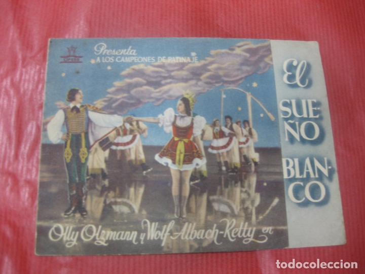 Cine: PROGRAMA DE CINE. EL SUE&Ntilde;O BLANCO. CIFESA. - Foto 1