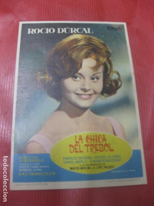 Cine: PROGRAMA DE CINE. LA CHICA DEL TREBOL. ROCIO DURCAL. - Foto 1