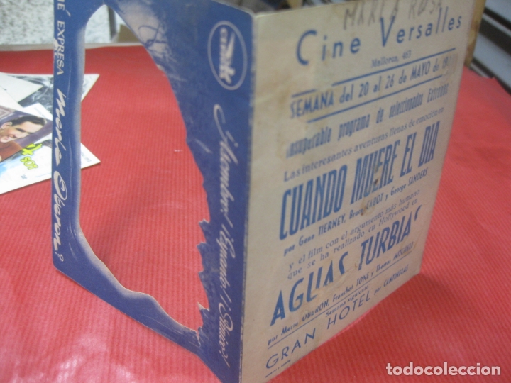 Cine: PROGRAMA DE CINE. AGUAS TURBIAS. MERLE OBERON. - Foto 2