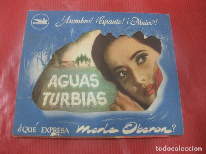Cine: PROGRAMA DE CINE. AGUAS TURBIAS. MERLE OBERON. - Foto 1