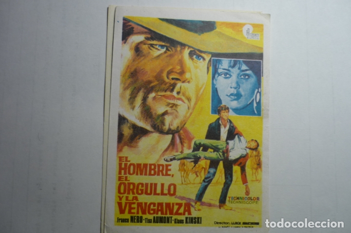 Cine: PROGRAMA EL HOMBRE EL ORGULLO Y LA VENGANZA - FRANCO NERO - Foto 1