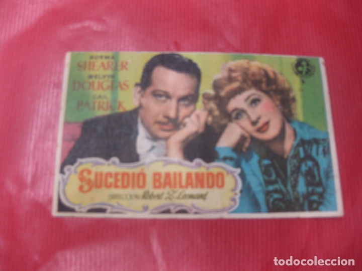 Cine: PROGRAMA DE CINE. SUCEDIO BAILANDO. NORMA SHEARER, MELVYN DOUGLAS - Foto 1