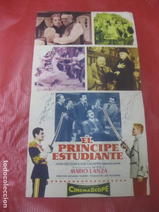 Cine: PROGRAMA DE CINE DOBLE. EL PRINCIPE ESTUDIANTE. MARIO LANZA. - Foto 2