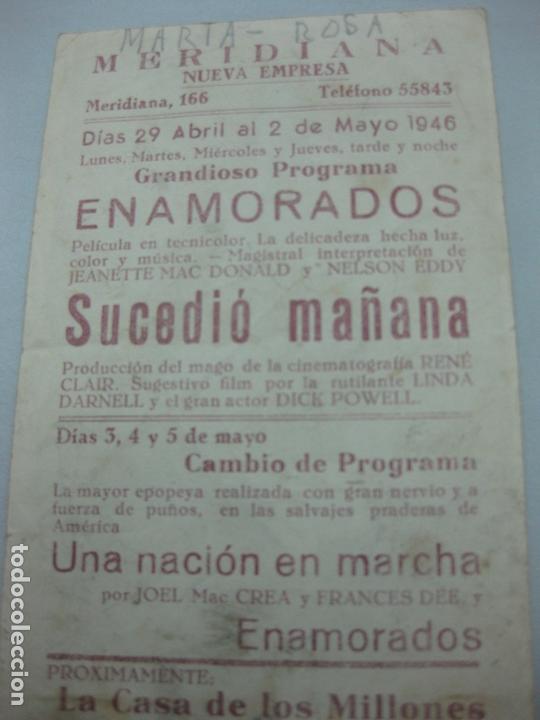 Cine: PROGRAMA DE CINE. UNA NACION EN MARCHA. FRANCES DEE. - Foto 2