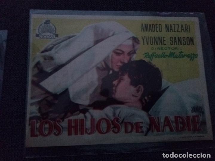Cinema: LOS HIJOS DE NADIE - CINES REX - 7 junio 1954