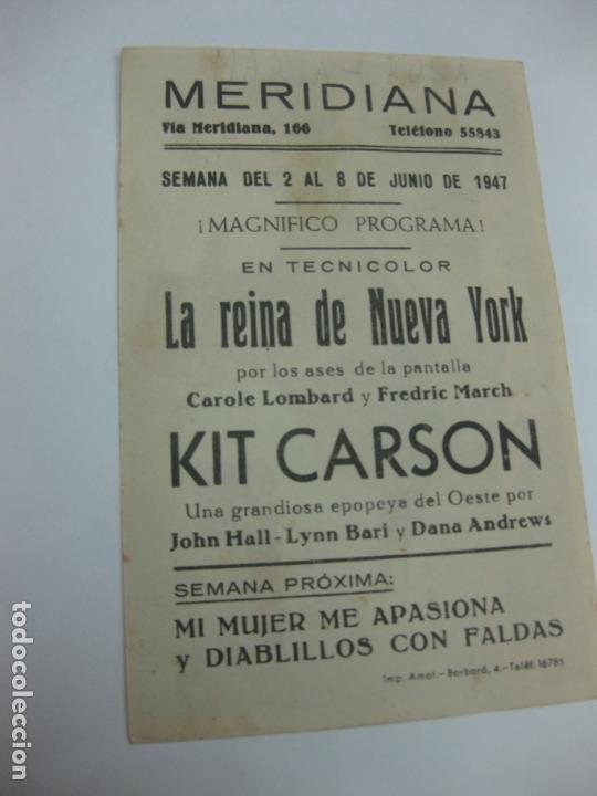Cine: PROGRAMA DE CINE. KIT CARSON. JOHN HALL, LYNN BARI, DANA ANDREWS - Foto 2
