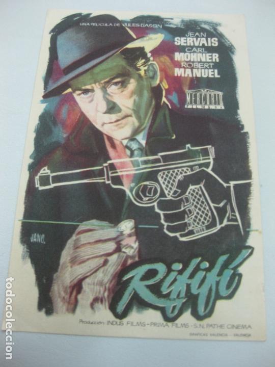 Cine: PROGRAMA DE CINE. RIFIFI. JEAN SERVAIS, CARL MOHNER - Foto 1