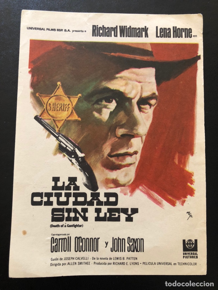 Cine: Programa la ciudad sin ley.richard widmark Lena horne - Foto 1