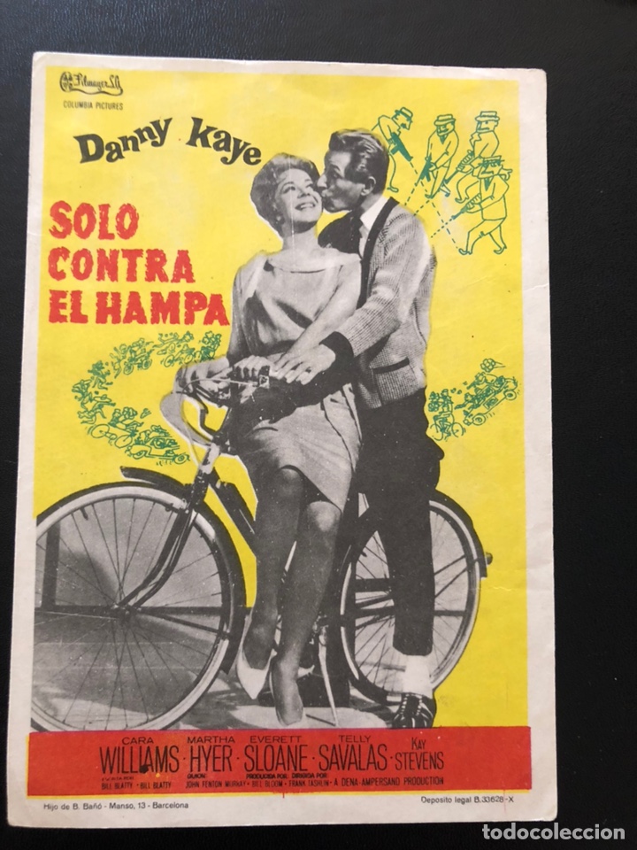 Cine: Programa solo contra el hampa.danny kaye - Foto 1