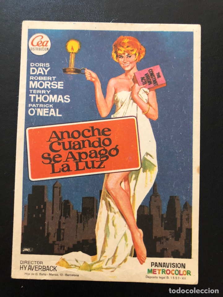 Cine: Programa anoche cuando se apag&oacute; La Luz.doris day - Foto 1