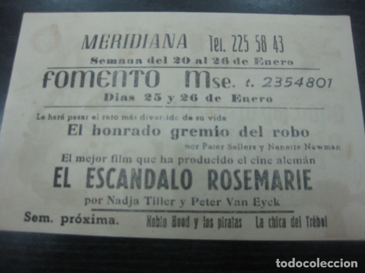 Cine: PROGRAMA DE CINE. EL HONRADO GREMIO DEL ROBO. PETER SELLERS.. - Foto 2