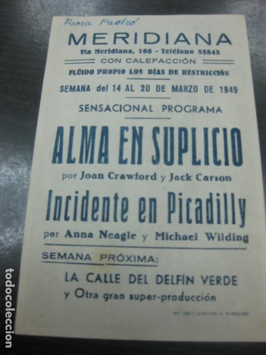 Cine: PROGRAMA DE CINE. INCIDENTE EN PICADILLY. ANNA NEAGLE, MICHAEL WILDING - Foto 2