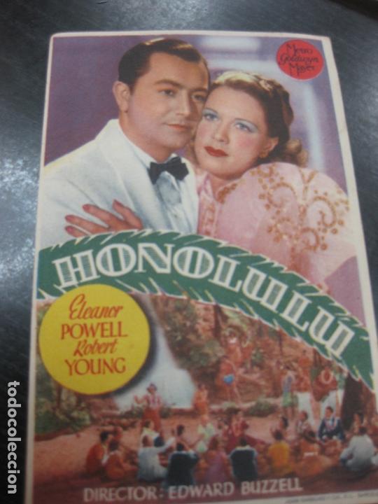 Cine: PROGRAMA DE CINE. HONOLULU. ELEANOR PARKER, ROBERT YOUNG - Foto 1