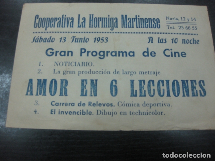 Cine: PROGRAMA DE CINE. AMOR EN 6 LECCIONES. PENELOPE WARD, MICHAEL WILDING - Foto 2
