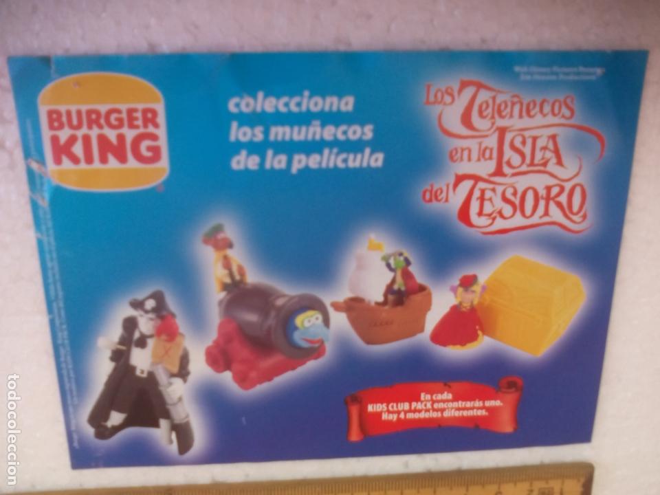 Cine: LOS TELE&Ntilde;ECOS EN LA ISLA DEL TESORO. Folleto de mano, programa de cine. - Foto 2