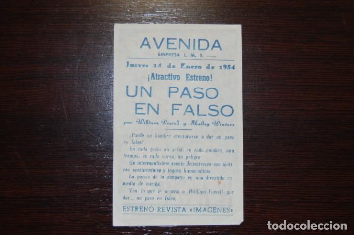 Cine: UN PASO EN FALSO, (1954) - Foto 2
