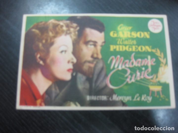 Cine: PROGRAMA DE CINE. MADAME CURIE. GREER GARSON - Foto 1