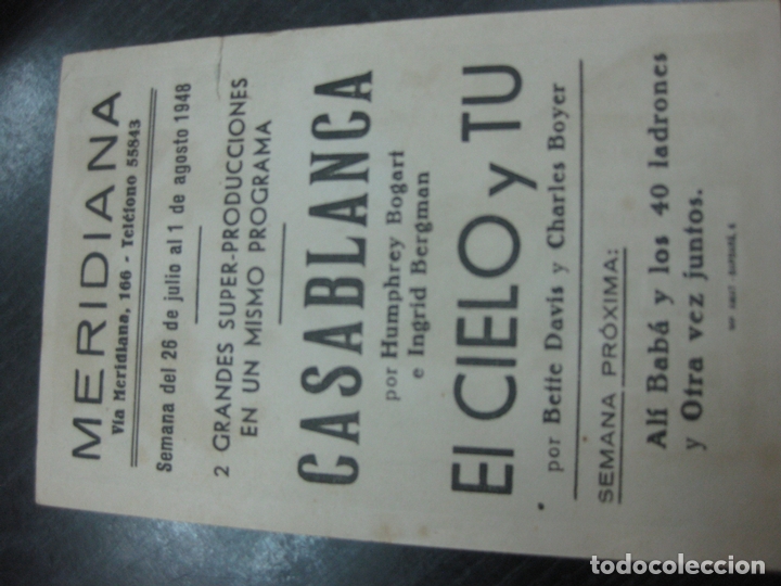 Cine: EL CIELO Y TU. BETTE DAVIS. CHARLES BOYER. - Foto 2