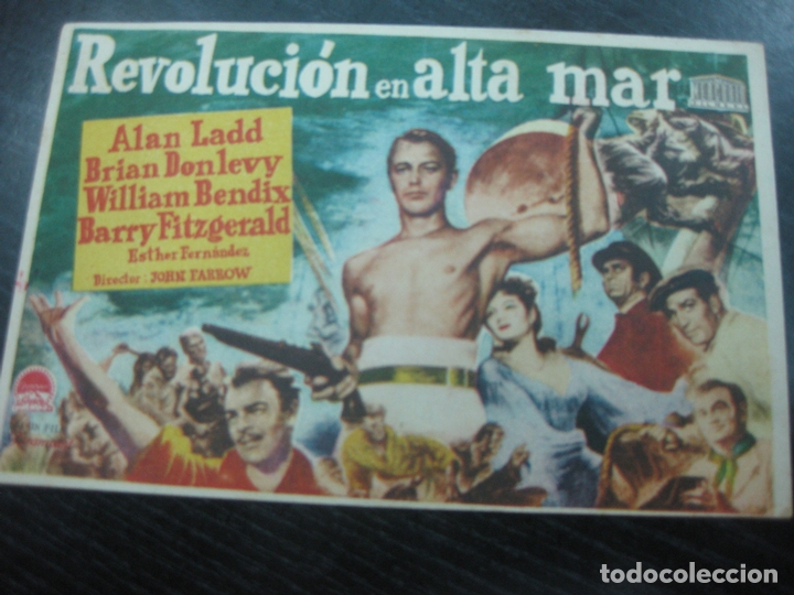 Cine: REVOLUCION EN ALTA MAR. ALAN LADD. - Foto 1