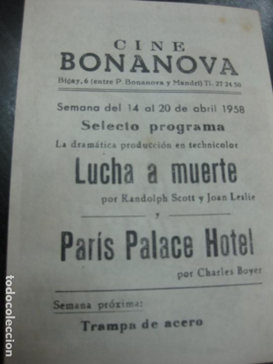 Cine: PROGRAMA DE CINE. LUCHA A MUERTE. RANDOLPH SCOTT, JOAN LESLIE - Foto 2