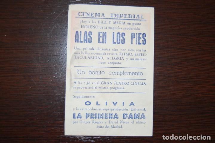 Cine: ALAS EN LOS PIES, cinema IMPERIAL. - Foto 2