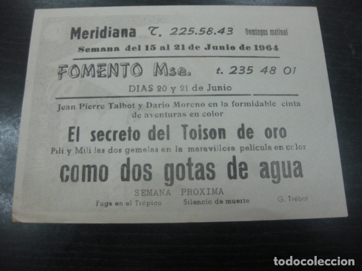 Cine: PROGRAMA DE CINE.PILI Y MILI EN COMO 2 GOTAS DE AGUA - Foto 2