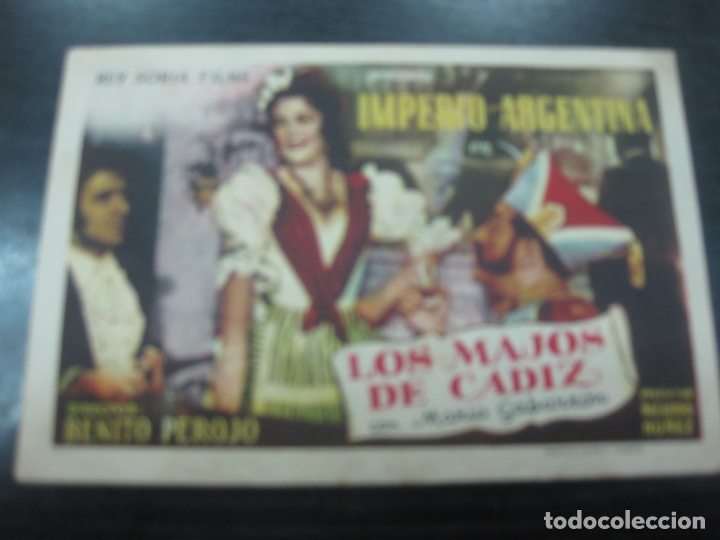 Cine: PROGRAMA DE CINE. LOS MAJOS DE CADIZ. IMPERIO ARGENTINA. - Foto 1