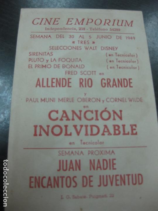 Cine: PROGRAMA DE CINE. CANCION INOLVIDABLE. PAUL MUNI. MERLE OBERON. - Foto 2