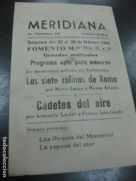 Cine: PROGRAMA DE CINE. LAS SIETE COLINAS DE ROMA. MARIO LANZA. - Foto 2