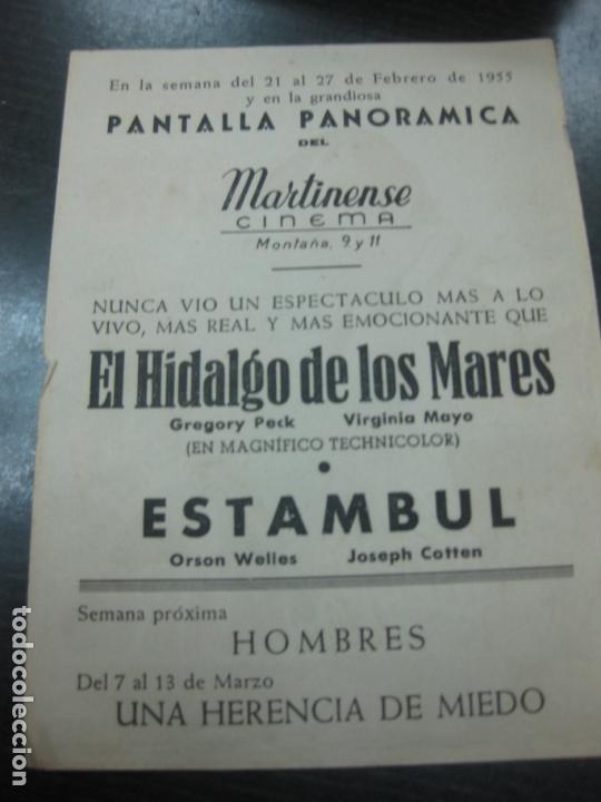 Cine: PROGRAMA DE CINE. EL HIDALGO DE LOS MARES.GREGORY PECK. VIRGINIA MAYO. - Foto 2