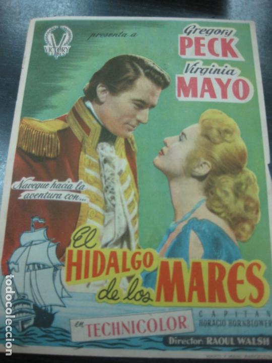 Cine: PROGRAMA DE CINE. EL HIDALGO DE LOS MARES.GREGORY PECK. VIRGINIA MAYO. - Foto 1