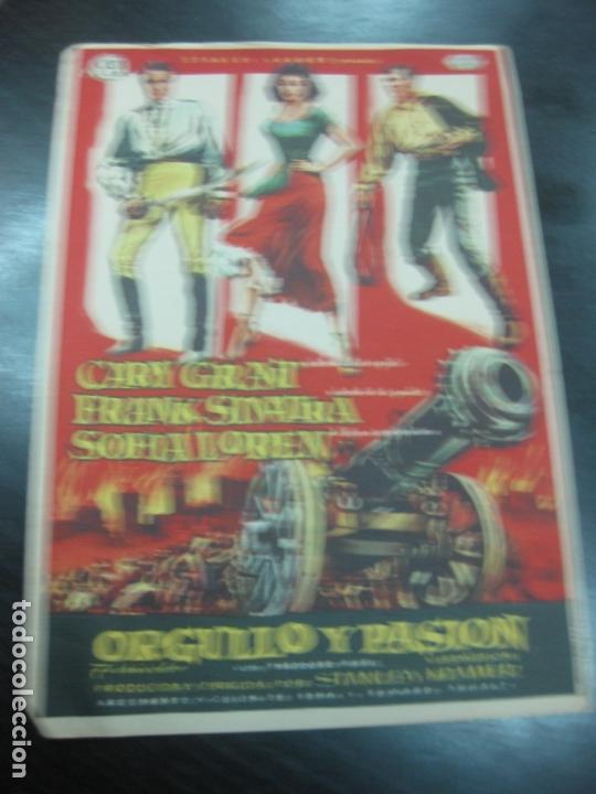 Cine: PROGRAMA DE CINE.- ORGULLO Y PASION. CARY GRANT, SOFIA LOREN, FRANK SINATRA - Foto 1