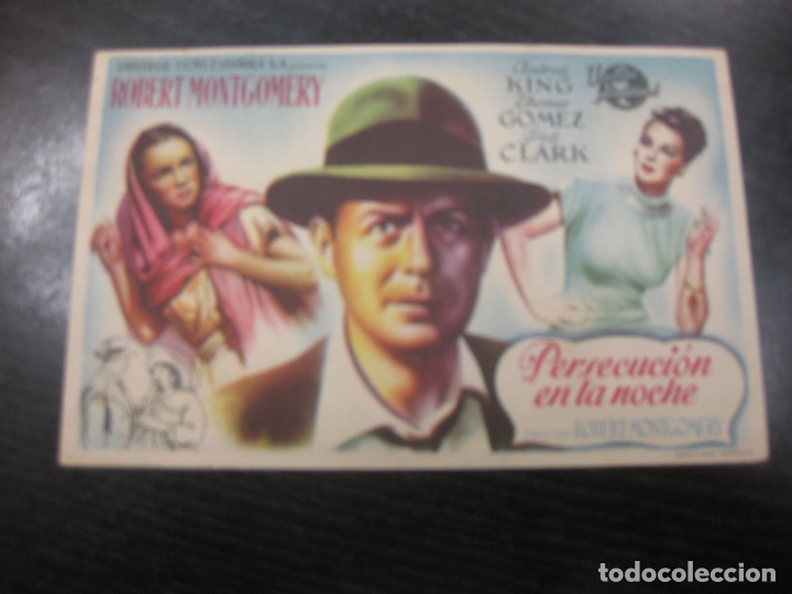 Cine: PROGRAMA DE CINE.- PERSECUCION EN LA NOCHE. ROBERT MONTGOMERY, ANDREA KING - Foto 1