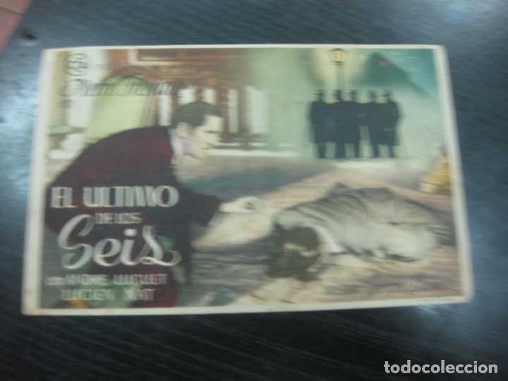 Cine: PROGRAMA DE CINE.- EL ULTIMO DE LOS SEIS. ANDRE LUGUET, LUCIEN NAT... - Foto 1