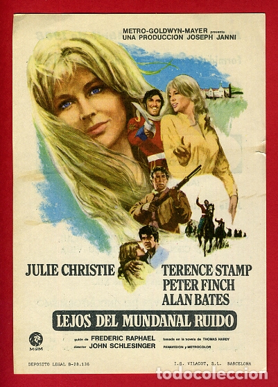 Cine: LEJOS DEL MUNDANAL RUIDO , CON CINE GASTEIZ VITORIA , PMD 783