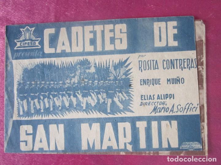 Cine: CADETES DE SAN MARTIN PROGRAMA DE CINE DOBLE C2 - Foto 2
