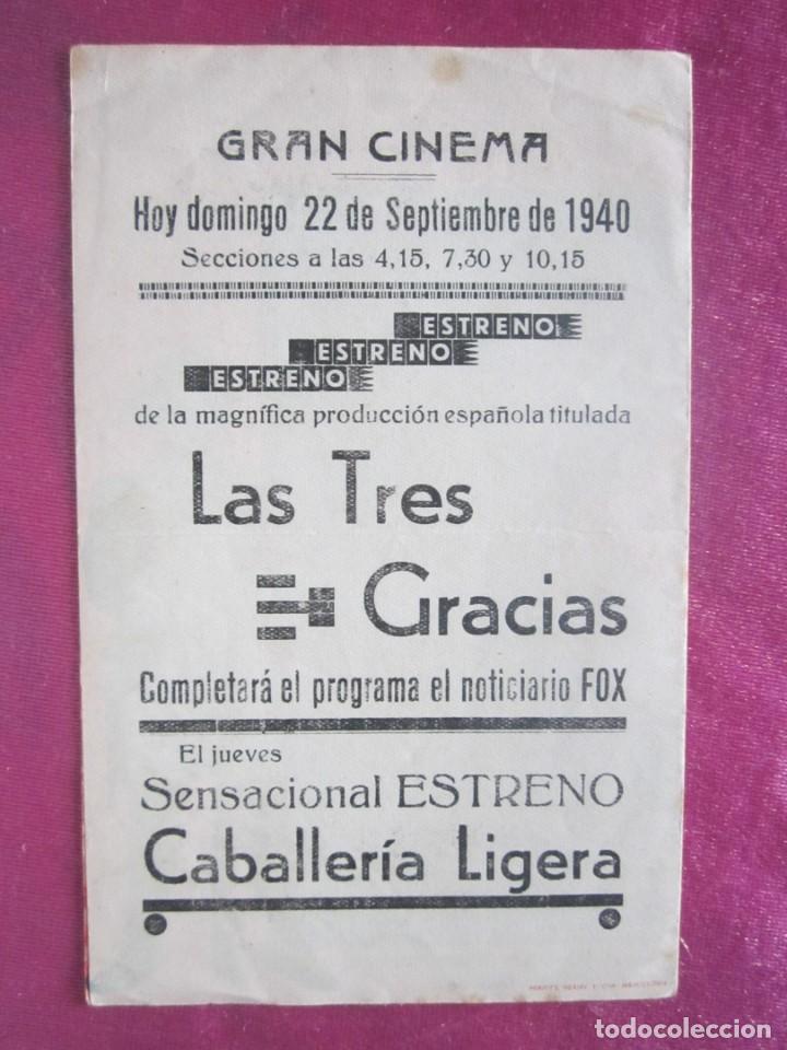 Cine: LAS TRES GRACIAS PROGRAMA DE CINE DOBLE - Foto 6