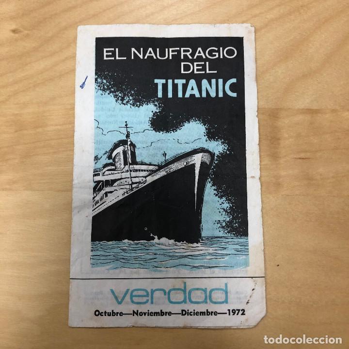 Cine: Antiguo programa de cine, el naufragio del Titanic, verdad, 1972. tomo 14 n&ordm;4