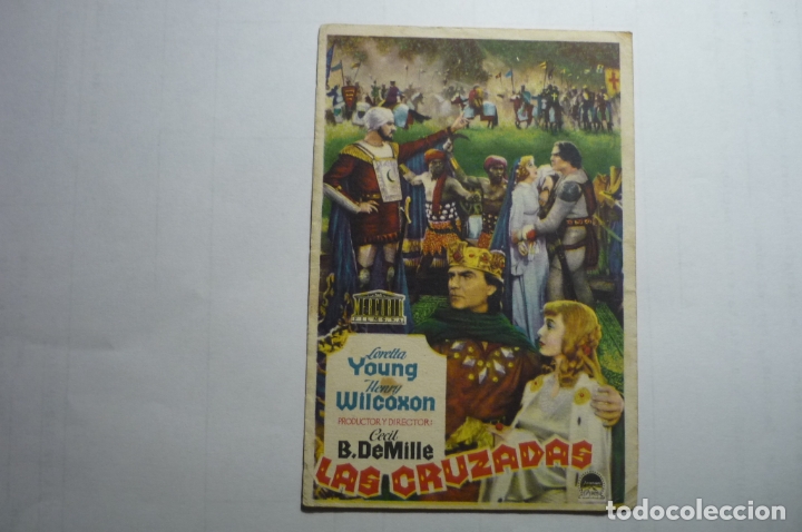 Cine: PROGRAMA LAS CRUZADAS - LORETTA YOUNG - - Foto 1