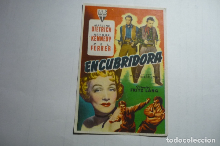 Cine: PROGRAMA ENCUBRIDORA -MARLENE DIETRICH  PUBLICIDAD - Foto 1