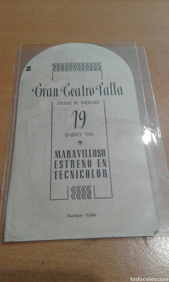 Cine: Programa de cine troquelado con publicidad el inspector general - Foto 2