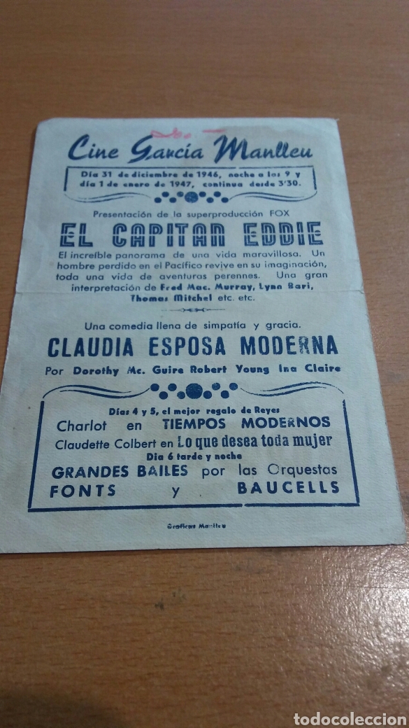 Cine: Programa de cine con publicidad s&oacute;ligo el capit&aacute;n eddie - Foto 2